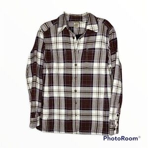 Duluth Trading Co ladies quilted shirt size M